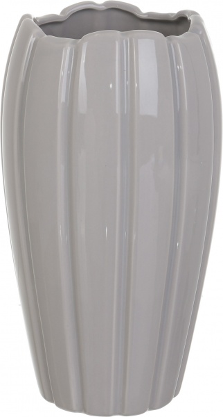Ваза керамическая серый Олесунн 14,5х25,6 см
