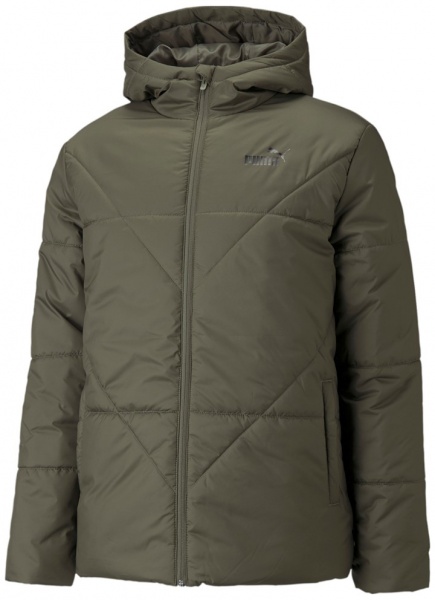 Куртка Puma ESS Padded Jacket 58764544 р.XL зеленый