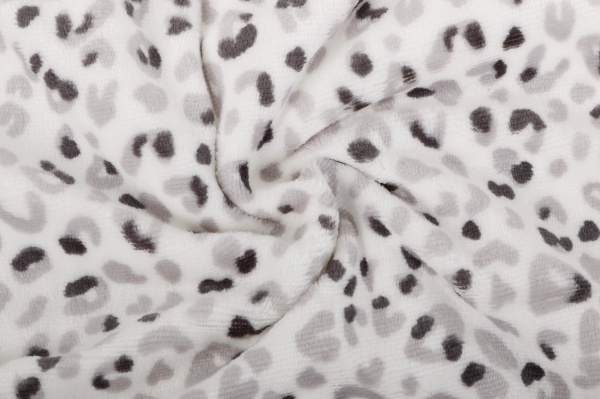 Плед двухсторонний Spots 200x220 см белый с принтом La Nuit 