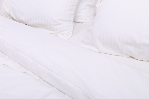 Комплект постільної білизни Exclusive Stripe Deluxe 2.0 білий La Nuit 