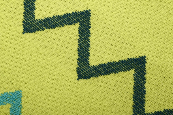 Рушник пляжний ZIGZAG 80x180 см салатовий Homeline 