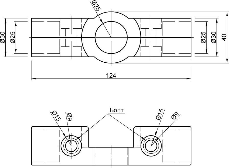 Соединение для трубы джокер d25 мм R-45 1/2 одинарное