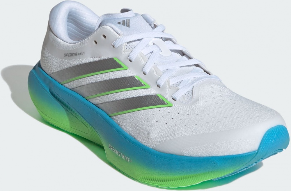 Кроссовки мужские Adidas SUPERNOVA RISE 3 M FTWWHT/SILVMT/SEBLBU JP8680 р.45 1/3 белые