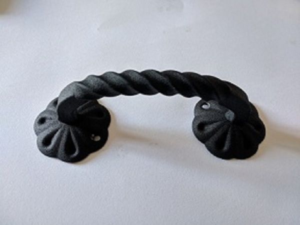 Ручка меблева «Фльор» 120x40x2 мм без замикання чорний