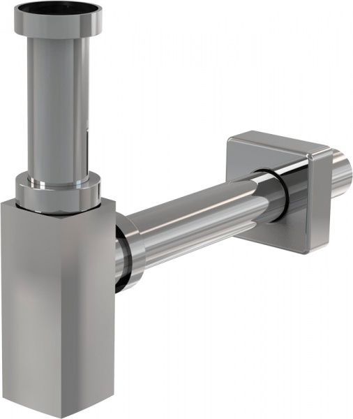 Сифон для умывальника Alca Plast цельнометаллический, граненый