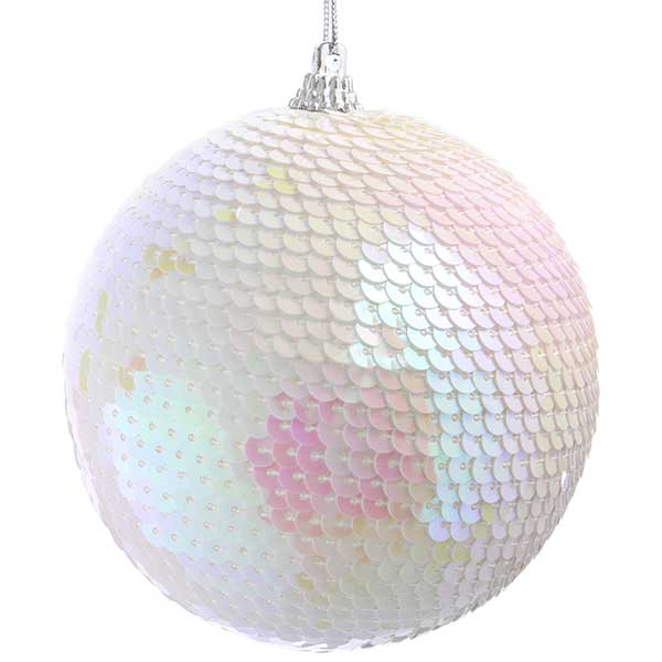 Кулька новорічна Диско SDA94380IW 80 мм