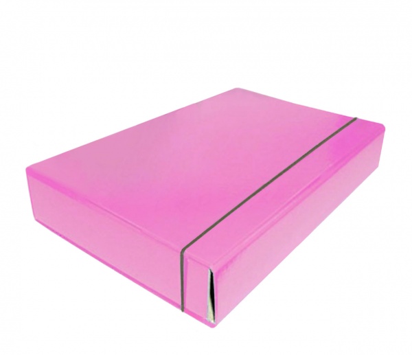 Папка-короб на резинке А4 60 мм в ассортименте iTEM