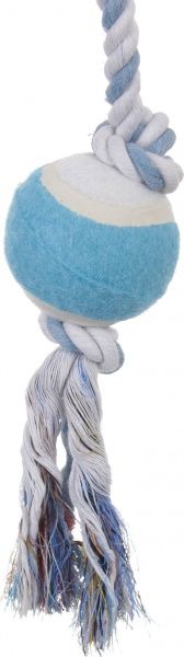 Іграшка для собак м'яч на мотузці в асортименті 12x5,2 см