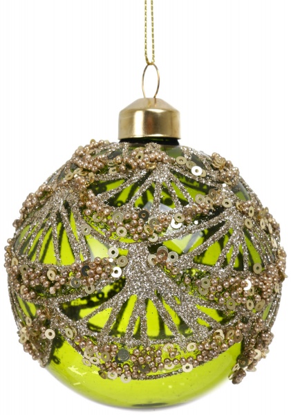 Шар новогодний 80 мм в ассортименте ABT620890