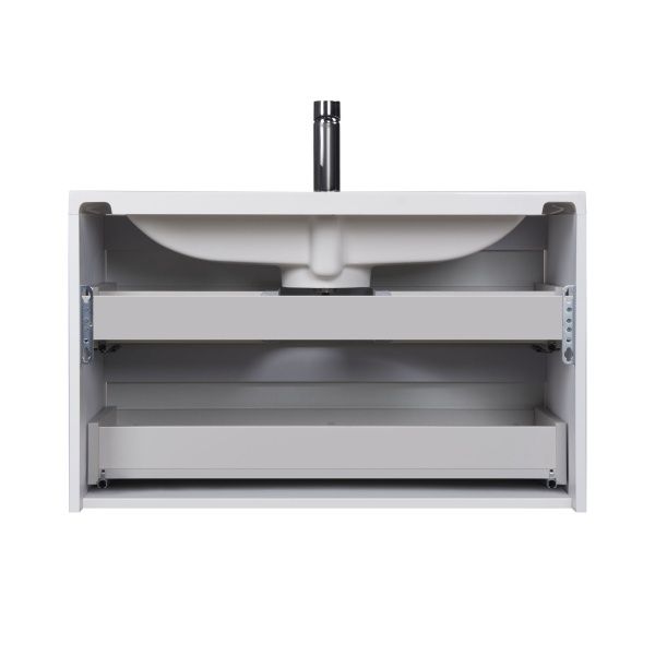 Тумба подвесная Мойдодыр Marko 80 с умывальником Cosmopolitan 80