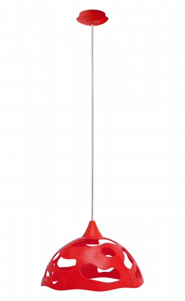 Підвіс 1304 1x60 Вт E27 червоний 160702 