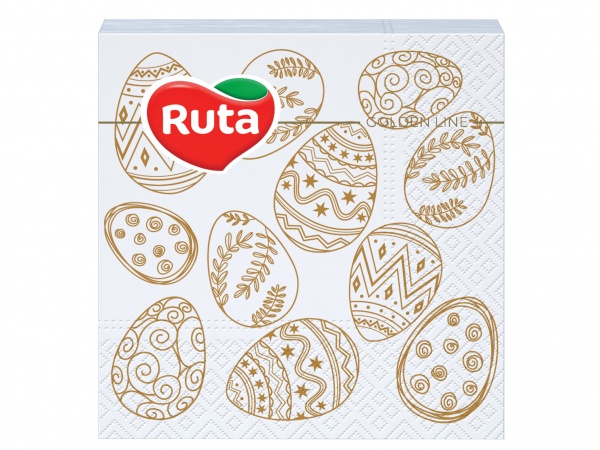 Салфетки столовые Ruta Пасхальные мотивы 24х24 см 40 шт.