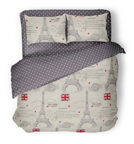 Комплект постільної білизни International 2 різнокольоровий UP! (Underprice) 