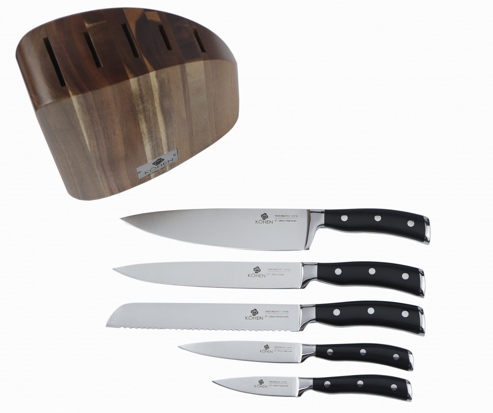 Набір ножів у колоді Kohen Prestige Pro Blade 6 предметів KN92000