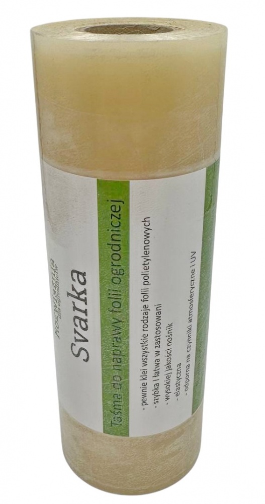 Клейка стрічка для ремонту тепличної плівки прозора 150 мм x 25 м 100 мкм