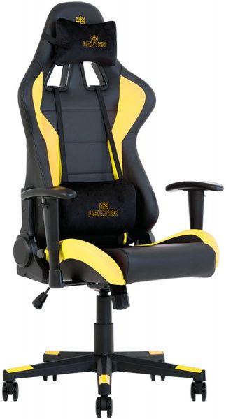 Крісло Hexter ML R1D Tilt PL70 Eco/01 чорно-жовтий 