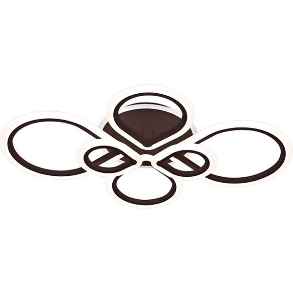 Люстра светодиодная Victoria Lighting Zig/PL6 144 Вт коричневый 