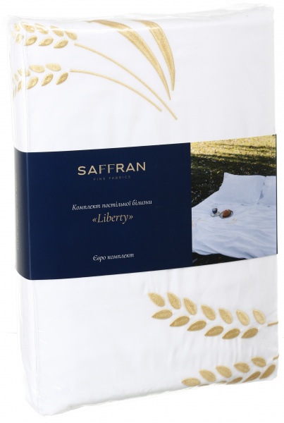 Комплект постільної білизни сатин 150г/м2 білий Saffran 