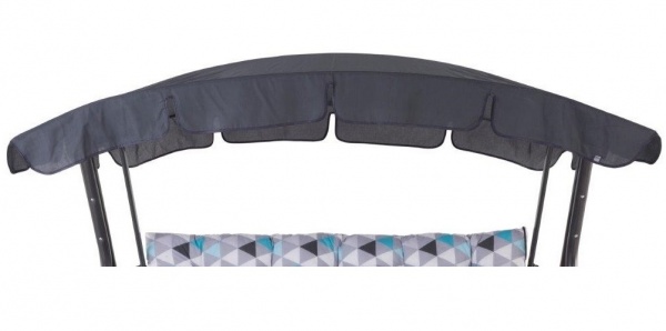 Гойдалка з навісом Patio Ravenna геометричний принт 209х171х132 см 