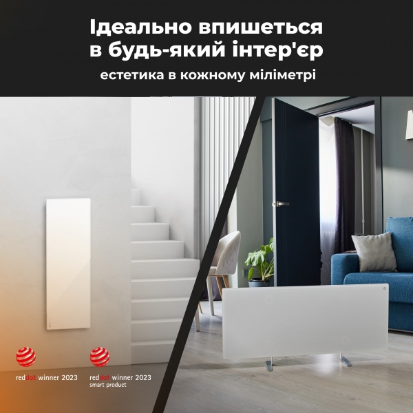 Панель теплова AENO Premium Eco Smart GH3S LED White (700 Вт)