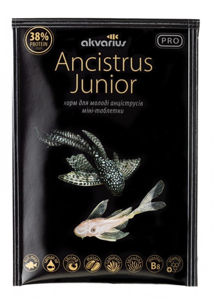 Корм Акваріус Ancistrus Junior мини-таблетки 10 г