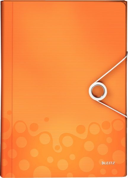 Папка з відділеннями WOW A4 помаранчевий металік 45890044 Leitz