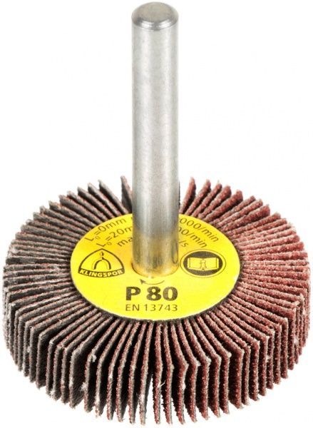 Лепестковые головки Klingspor KM 613   40 мм P80 12872