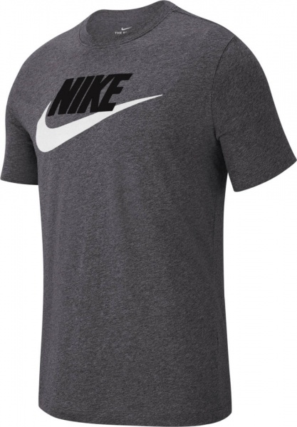 Футболка Nike M NSW TEE ICON FUTURA AR5004-063 р.M сірий