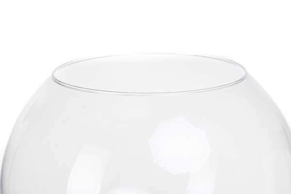 Ваза стеклянная Wrzesniak Glassworks 17-1194A 25 см прозрачная 