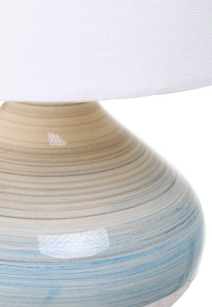 Настільна лампа Accento lighting 1x40 Вт E14 білий із блакитним ALT-T-F4563BC1 