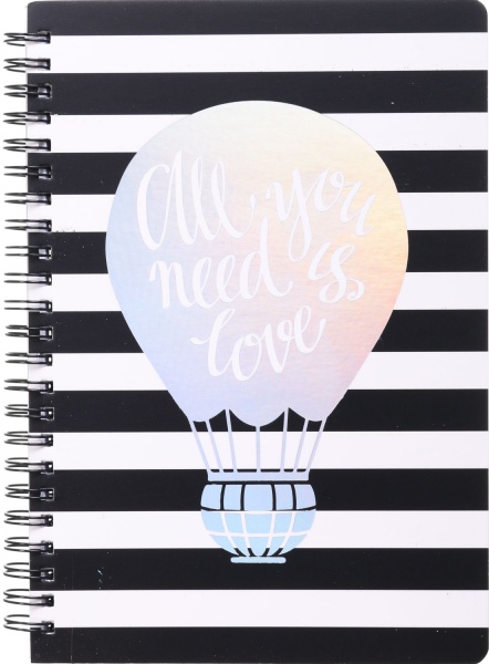 Блокнот Чорно-біла пригода 14,5х21 см Mikirei