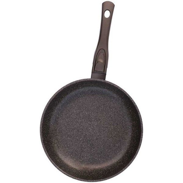 Сковорода с антипригарным покрытием съемая ручка 24 см Гранит Браун 24133P Biol