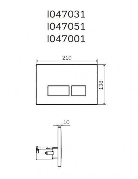Кнопка змиву AM.PM PRO S I047001