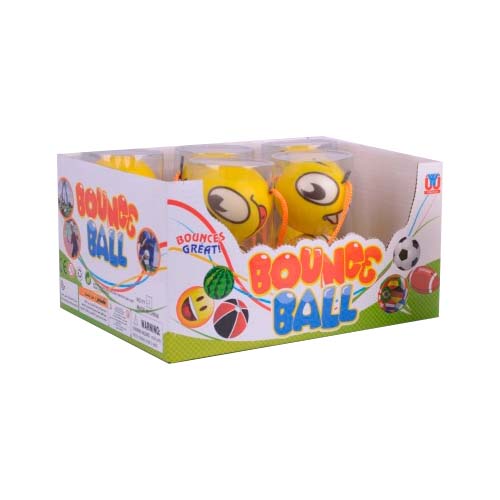 Набор мячей YONG YU JIA фомовых Смайл 2 шт желтый YY-46 