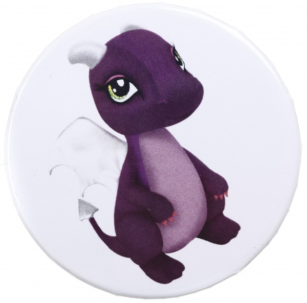 Значок на булавке полиграфический Дракосики в ассортименте 