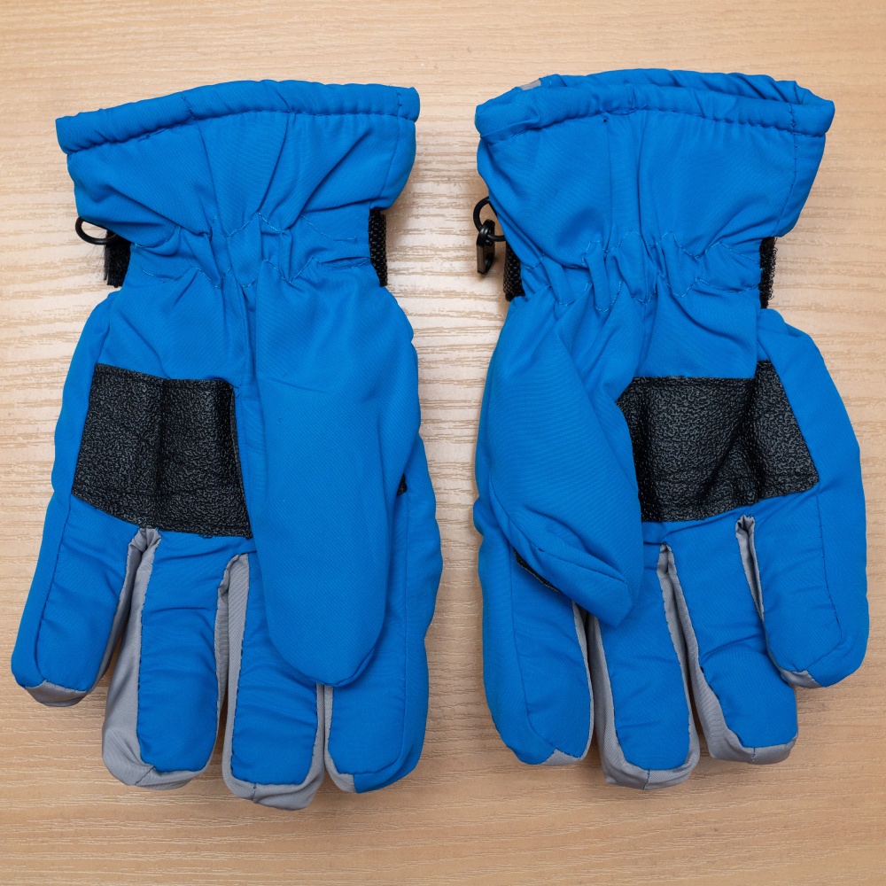 Варежки Devilon лыжные детские р.22 /серый с голубым 519377