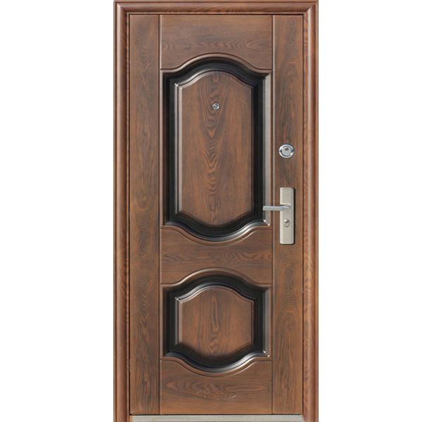 Дверь входная К550-2 дуб темный 2050х860мм левая