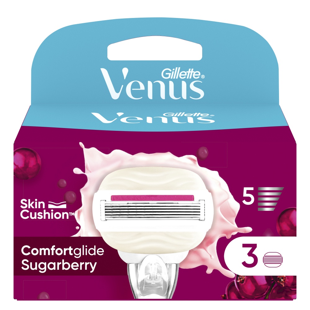 Сменный картридж Gillette Venus Comfortglide Olay Sugarberry 3 шт.