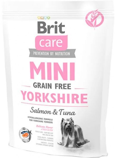 Корм Brit Care Sensitive Grain Free Yorkshire с лососем и тунцом 2 кг 170779