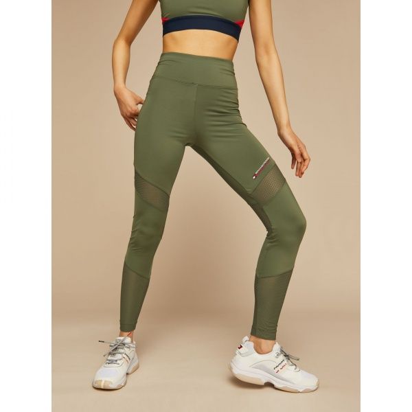 Лосины Tommy Hilfiger BLOCKED LEGGING FULL LENGTH S10S100255302 XS оливковый