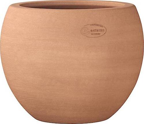 Вазон керамічний Terraneo Dego 700108 круглий 27 л теракотовий 