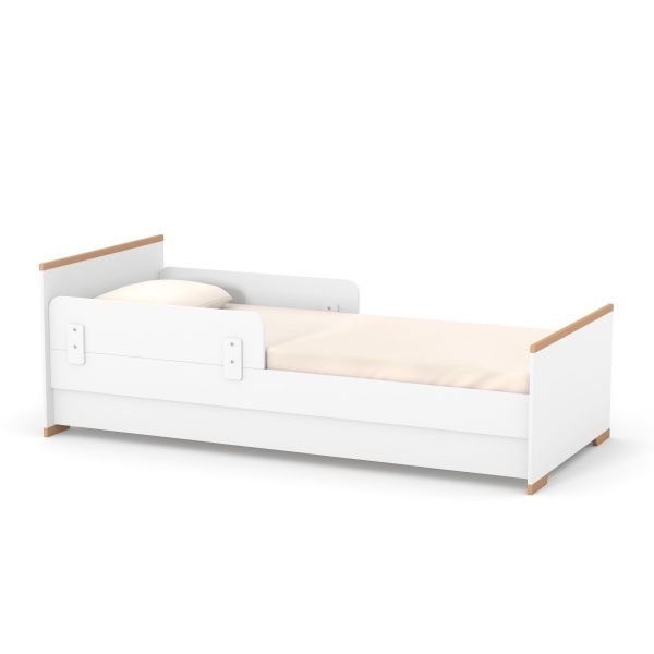 Кровать Veres подростковая Сиэтл 190х80 бело-буковый 27.1.1.37.15