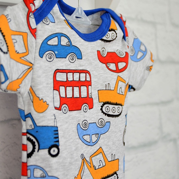 Комплект Blanka Машинки серый р.74 12996 