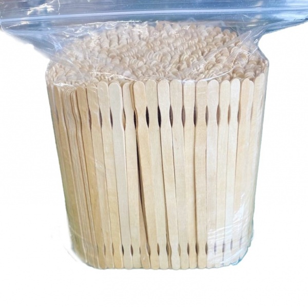 Мешалки деревянные ТерЕко Фигурная 140 мм 1000 шт.