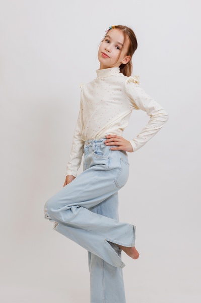 Водолазка для девочки KOSTA р.146 молочный 2521-3 