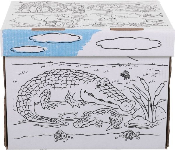 Ящик для зберігання Global-Pak One білий 260x340x250 мм