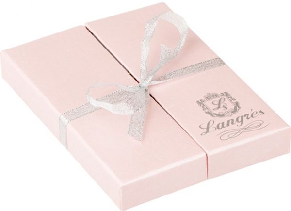 Набір LANGRES подарунковий Umbrella: ручка кулькова + брелок малиновий 