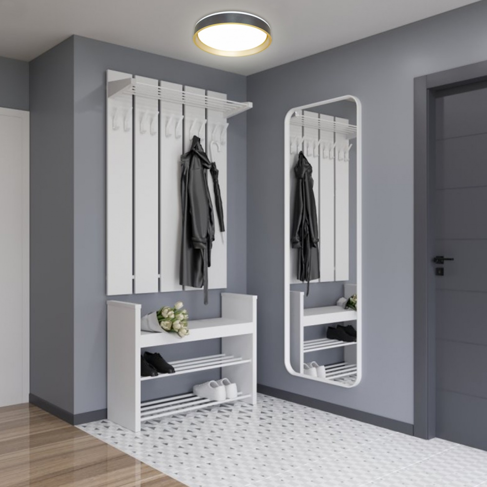 Світильник настінно-стельовий Eurolamp 48 Вт чорний LED-SL-48W-T25(black)