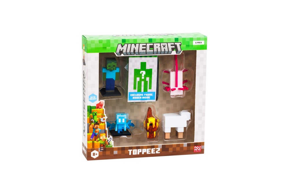 Игровой набор Minecraft делюкс из 6 коллекционных фигурок-топеров, одна фигурка-сюрприз в ассортименте MC2060