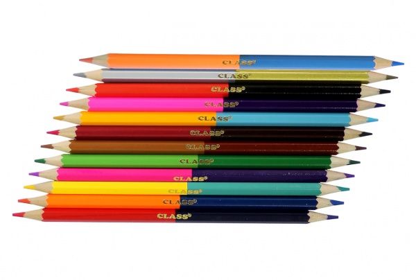 Карандаши цветные двухсторонние Premium 24 шт. CLASS